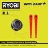 Ryobi 3-in-1 Pivoting Fixed Line and Bladed Head