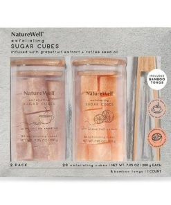 Naturewell Exfoliating Sugar Cubes Coffee (2 Pack)
