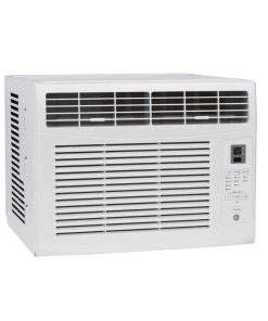 GE 6,000 BTU 115-Volt Window Air Conditioner for Bedroom or 250 Sq. Ft. Rooms in White with Remote