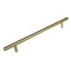 Gliderite 9 in. Center Solid Modern Cabinet Bar Pulls Gold