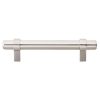 Gliderite 3.75 in. Center European Style Solid Steel Bar Pull