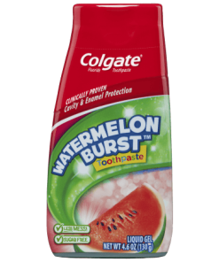 Colgate Kids 2 in 1 Toothpaste & Mouthwash, Watermelon Flavor